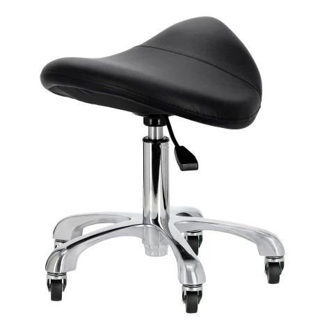 Перукарський стілець, стілець, сідло, SPA мобіль Calissimo S-022-XT-BLACK фото