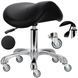 Перукарський стілець, стілець, сідло, SPA мобіль Calissimo S-022-XT-BLACK фото 1