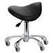 Перукарський стілець, стілець, сідло, SPA мобіль Calissimo S-022-XT-BLACK фото 4