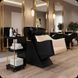 Комплект с парикмахерской мойкой и двумя креслами Brilia Calissimo с подставкой ног для парикмахерской Черно-бежевое 3099292299 фото 2