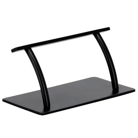 Подставка для ног для парикмахерских, противоскользящая основа, черная Flat Superior XL PPH02L-BLACK-MAT фото
