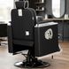 Перукарське крісло BarberKing Don професійне барберське гідравлічне навантаження до 200 кг екошкіра сталева база 70 см ENZO-16961 фото 9