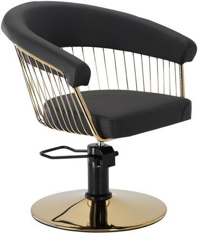 Парикмахерское кресло гидравлическое поворотное Calissimo Z-FJ-83012-GOLD-CHAIR-LES Z-FJ-83012-GOLD-CHAIR-LES фото
