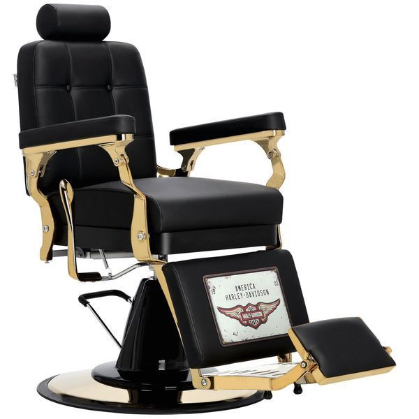 Гідравлічне перукарське крісло салону Barber King ENZO-9140G(ENZO-9185G) Kostas Barberking ENZO-9140G(ENZO-9185G) фото