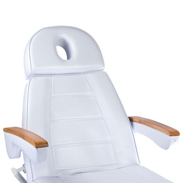 Электрическое косметическое кресло для салона красоты, педикюра LUX BW-273B White Белое BW-273B/WHITE фото