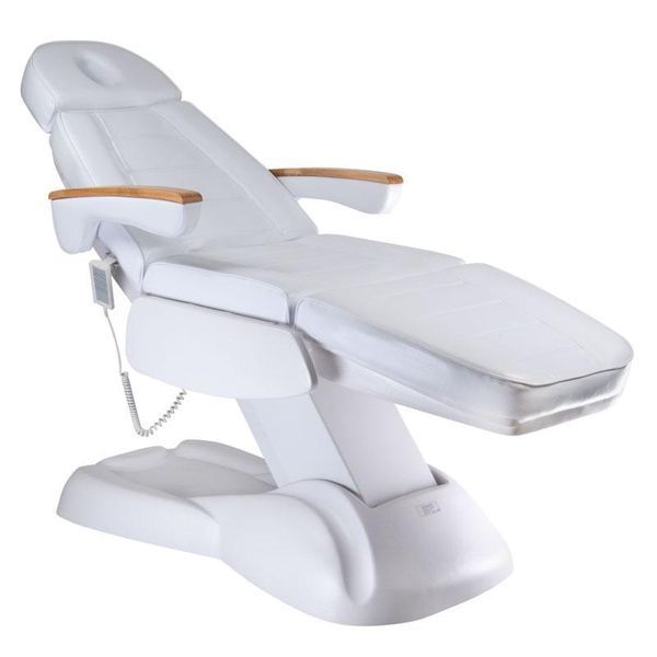 Электрическое косметическое кресло для салона красоты, педикюра LUX BW-273B White Белое BW-273B/WHITE фото