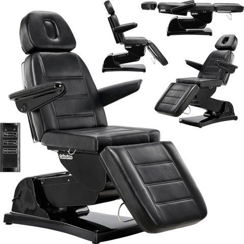 Кушетка косметологическая для салона красоты, педикюра Calissimo Lucas M805-BLACK черная M805-BLACK фото