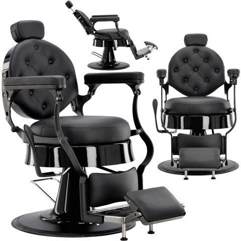 Гідравлічне перукарське крісло салону та барбершопу Barber King 8804-BLACK Agust&iacute;n Barberking 8804-BLACK фото