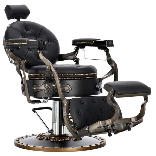Гідравлічне перукарське крісло салону та барбершопу Barber King B63-CH092 Besarion barberking ENZO-9183A фото